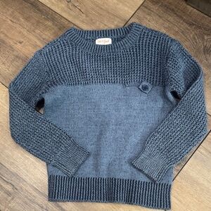 Old Navy Boys Textured Knit blue Sweater